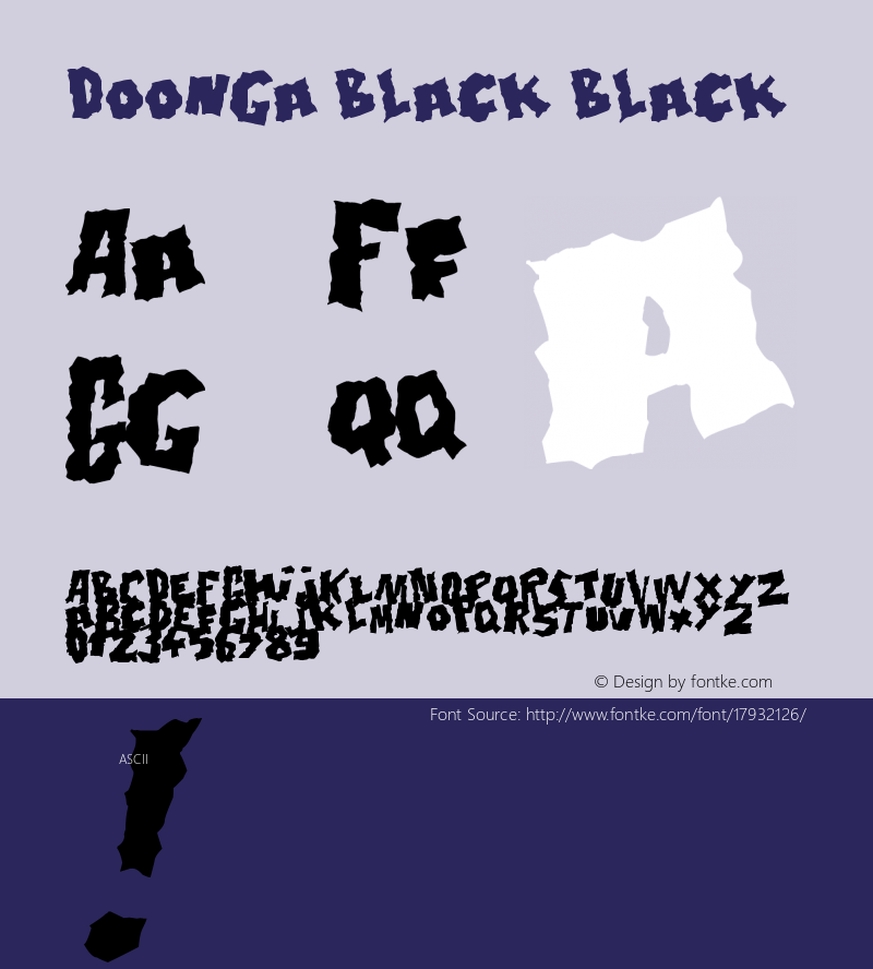 Doonga Black Black Version 1.00 December 15, 20图片样张