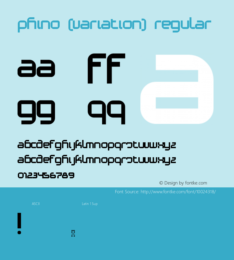 Phino (Variation) Regular Unknown图片样张