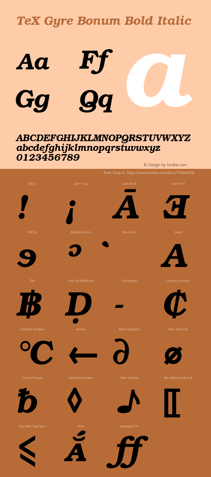 TeX Gyre Bonum Bold Italic Version 2.004;PS 2.004;hotconv 1.0.49;makeotf.lib2.0.14853图片样张