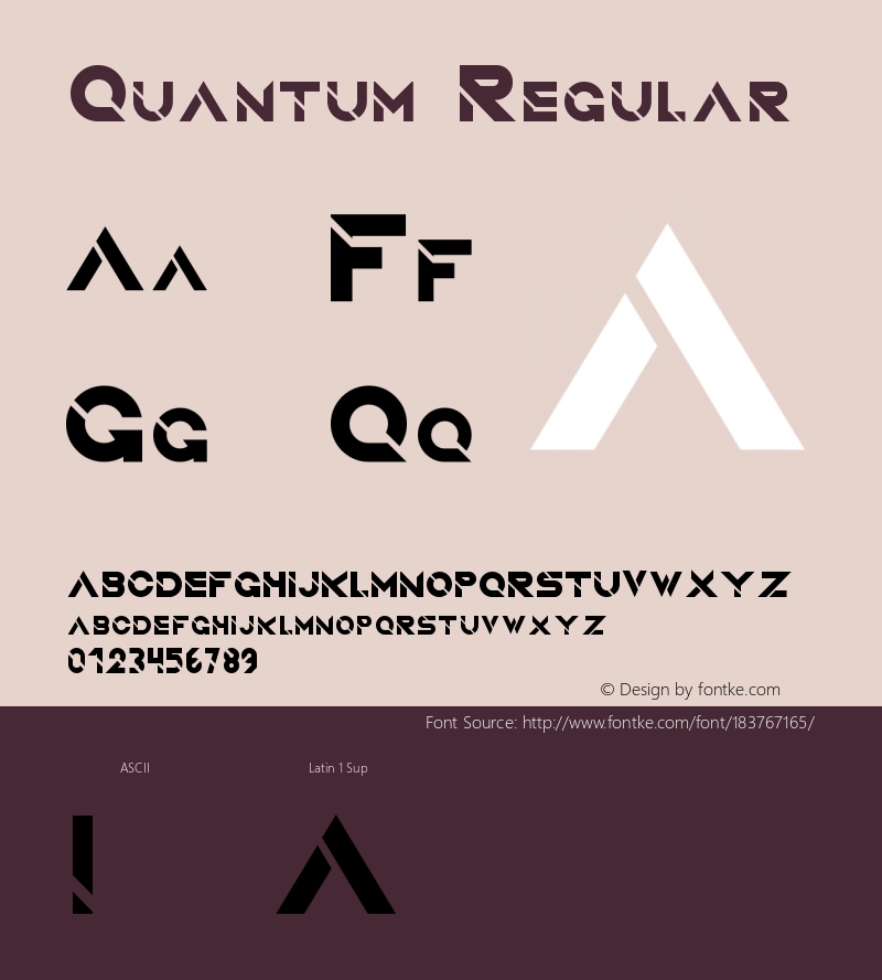 Quantum Version 1.002;Fontself Maker 2.1.2图片样张