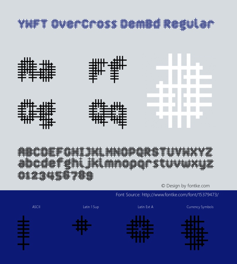 YWFT OverCross DemBd Regular Version 1.000;PS 001.001;hotconv 1.0.56图片样张