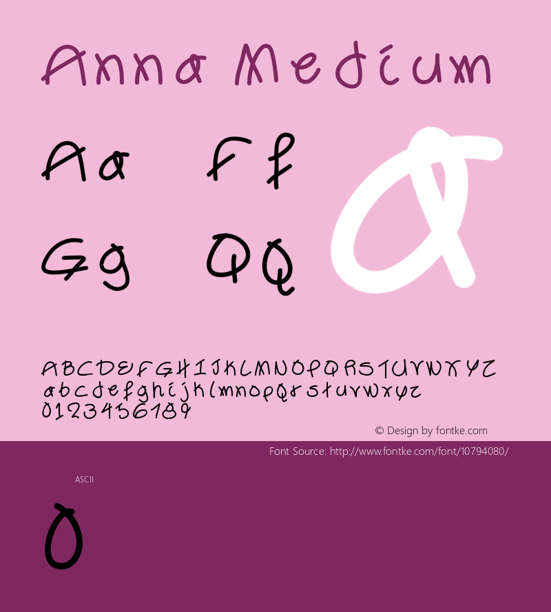 Anna Medium Version 001.000图片样张