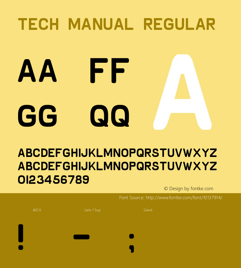 Tech Manual Regular Version 1.00 November 22, 2004, initial release图片样张