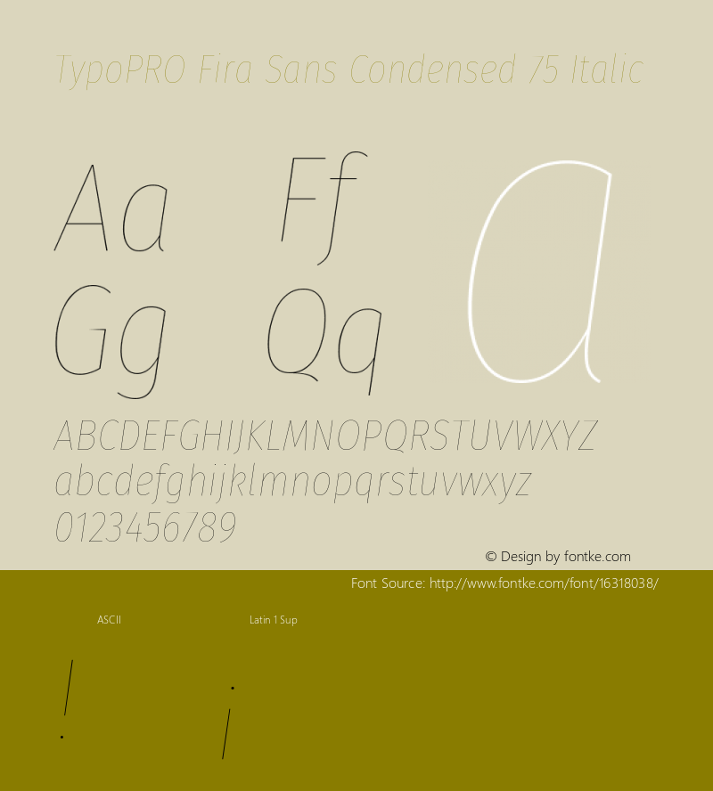 TypoPRO Fira Sans Condensed 75 Italic Version 4.202;PS 004.202;hotconv 1.0.88;makeotf.lib2.5.64775图片样张