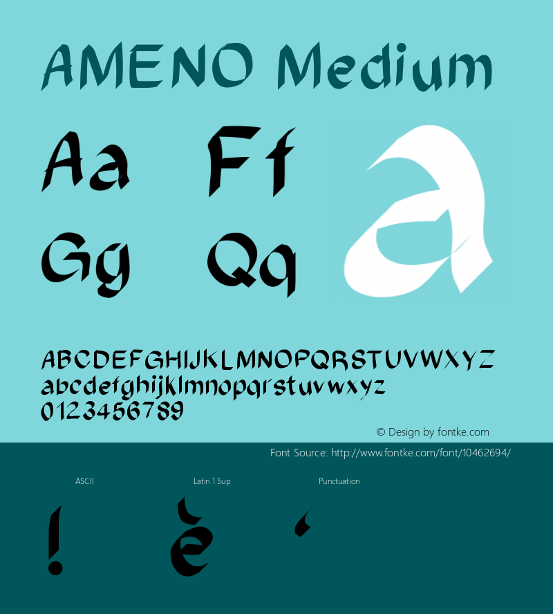AMENO Medium Version 001.000图片样张