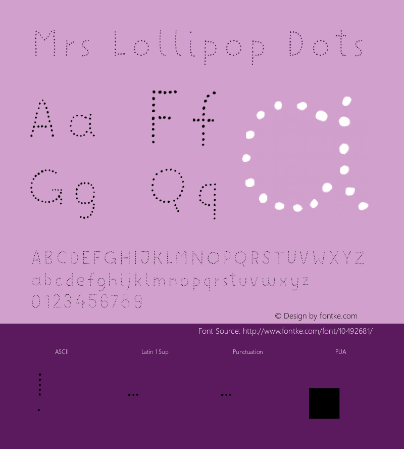 Mrs Lollipop Dots 1.000图片样张