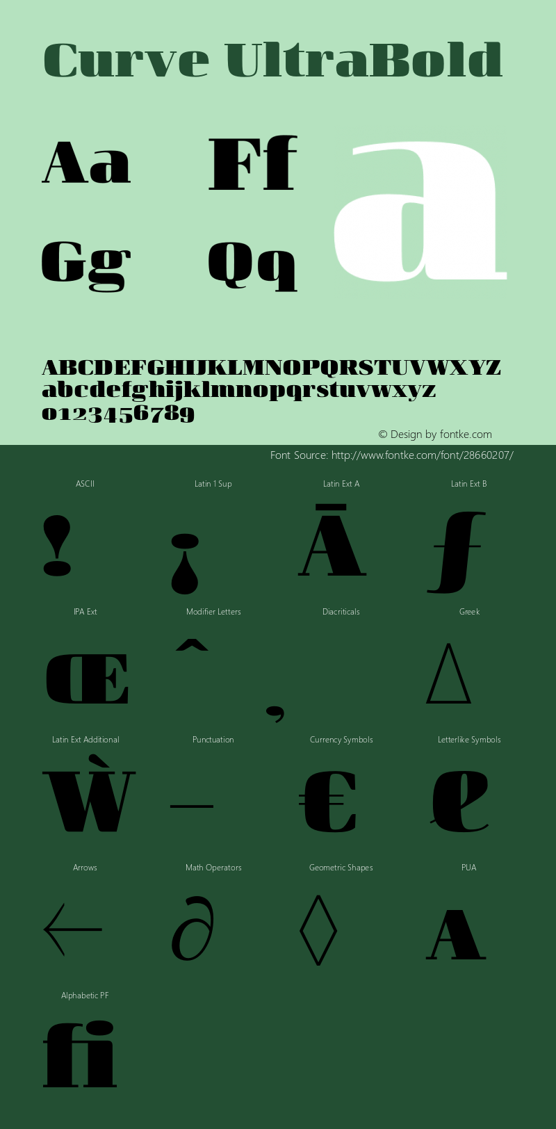 Curve UltraBold Version 1.002;PS 001.002;hotconv 1.0.88;makeotf.lib2.5.64775图片样张