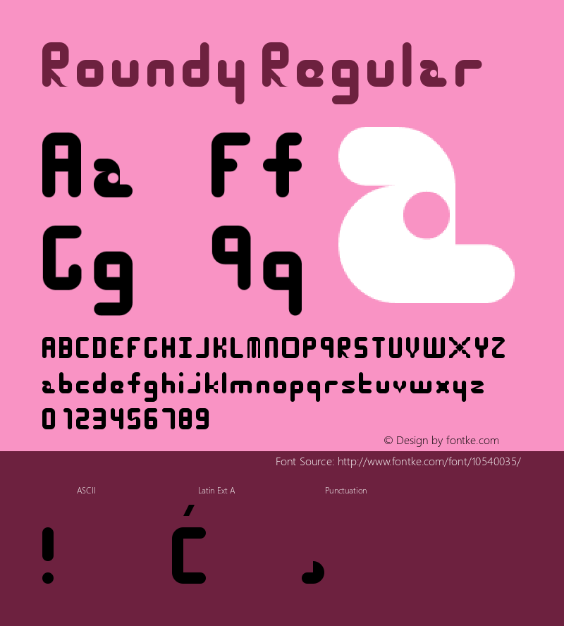 Roundy Regular Version 1.0图片样张