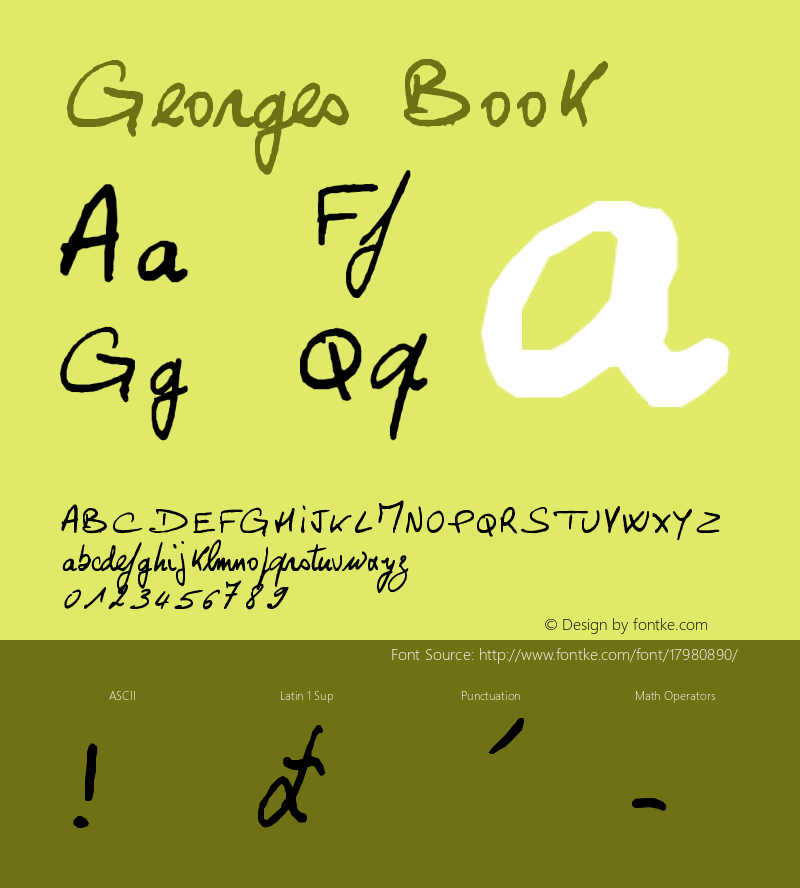 Georges Book Version 1998; 1.0, initial r图片样张