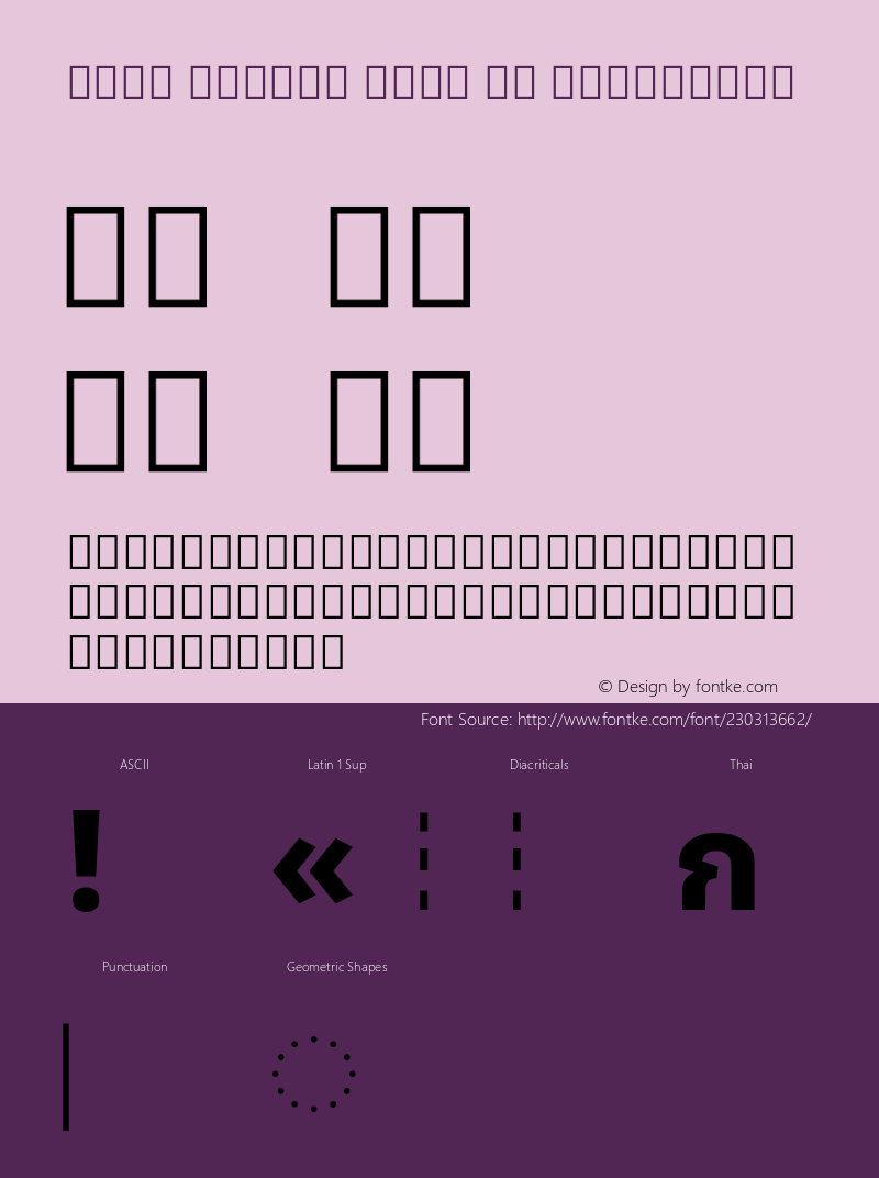 Noto Looped Thai UI Extrabold Version 1.00; ttfautohint (v1.8) -l 8 -r 50 -G 200 -x 14 -D thai -f none -a qsq -X 