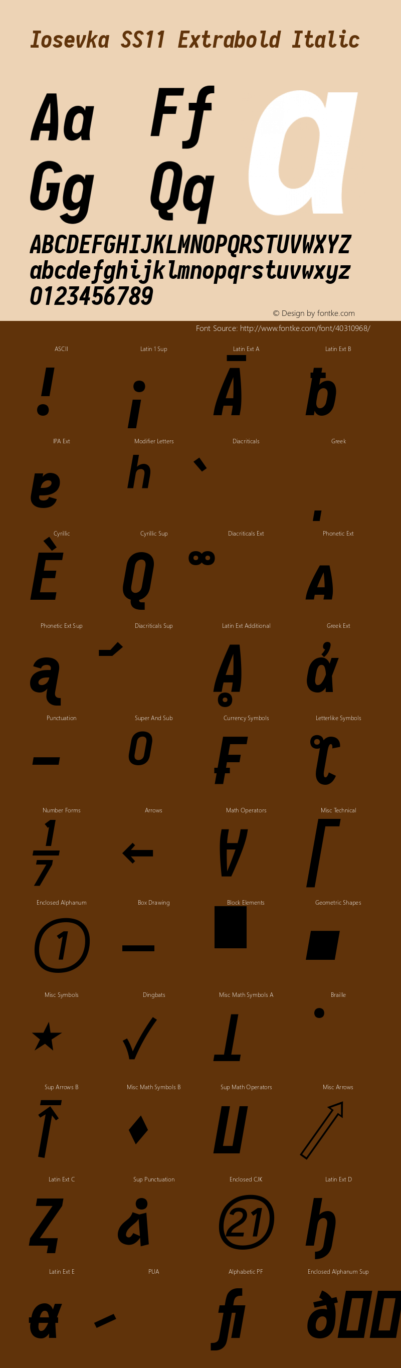 Iosevka SS11 Extrabold Italic 2.3.0图片样张