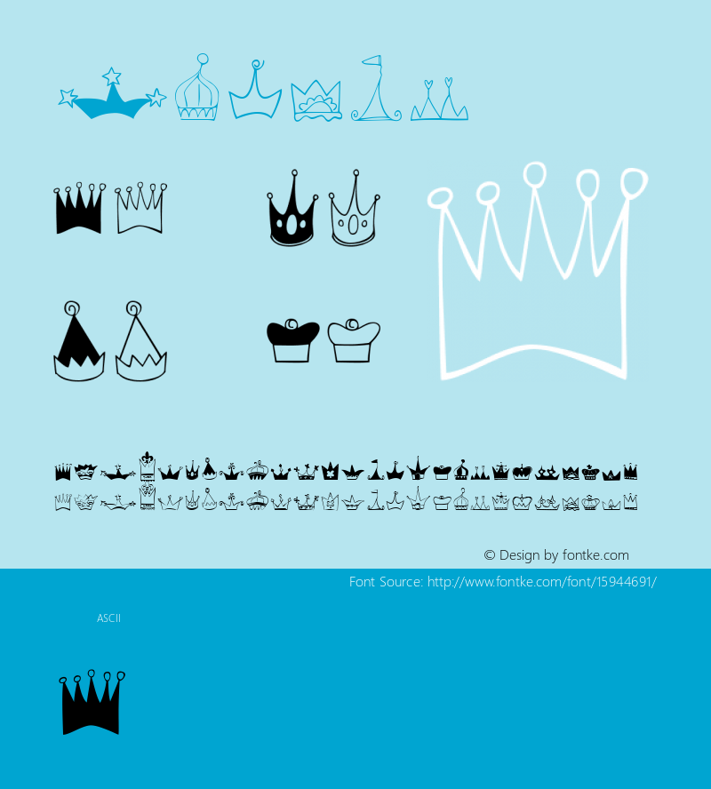 Crowns ☞ 1.000;com.myfonts.easy.outsidetheline.crowns.crowns.wfkit2.version.37bZ图片样张