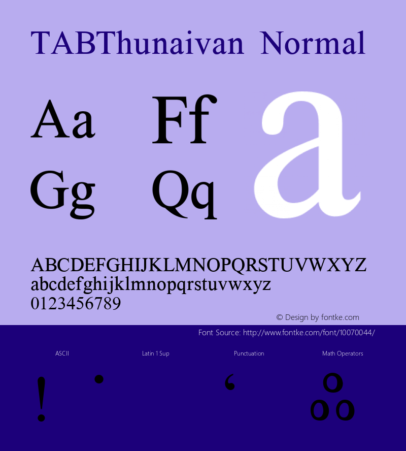 TABThunaivan Normal 6.0图片样张