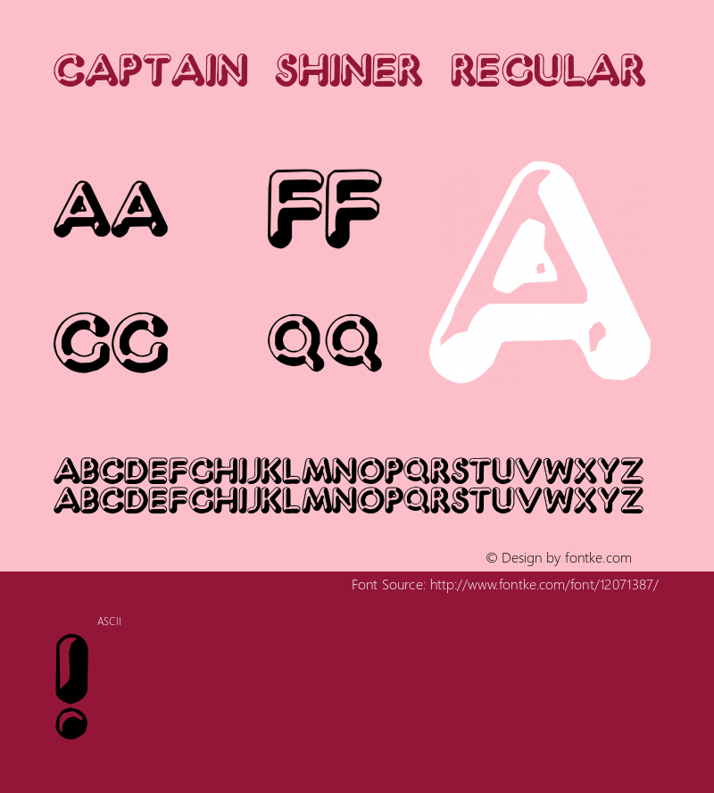 Captain Shiner Regular 1.6532图片样张