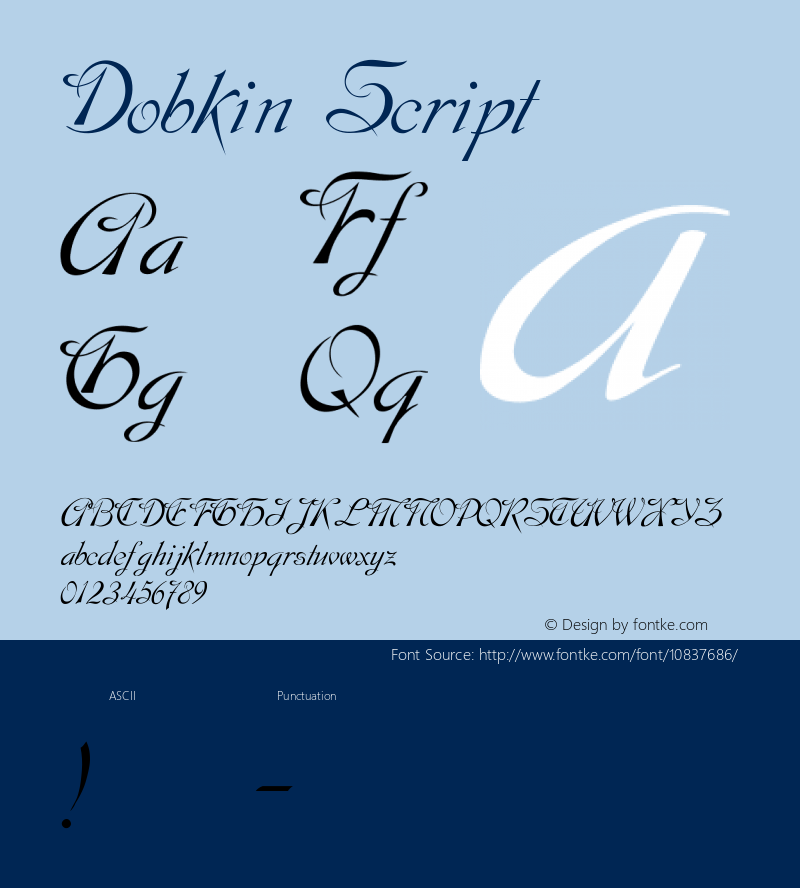 Dobkin Script Version 001.000图片样张