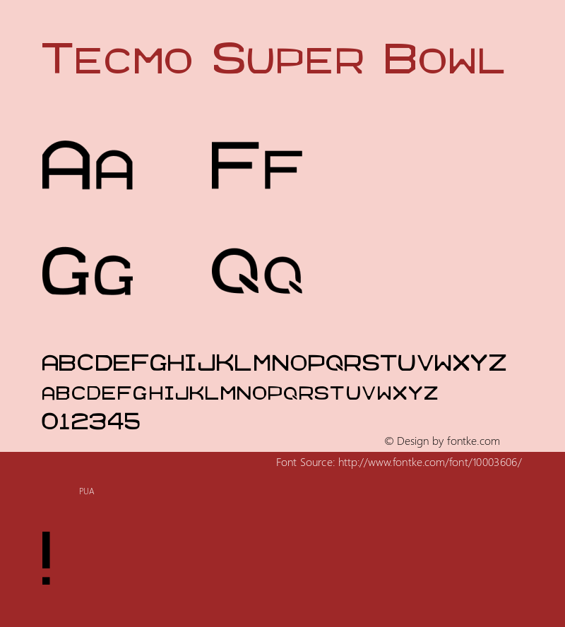 Tecmo Super Bowl Version 1.00 (Special Edition)图片样张