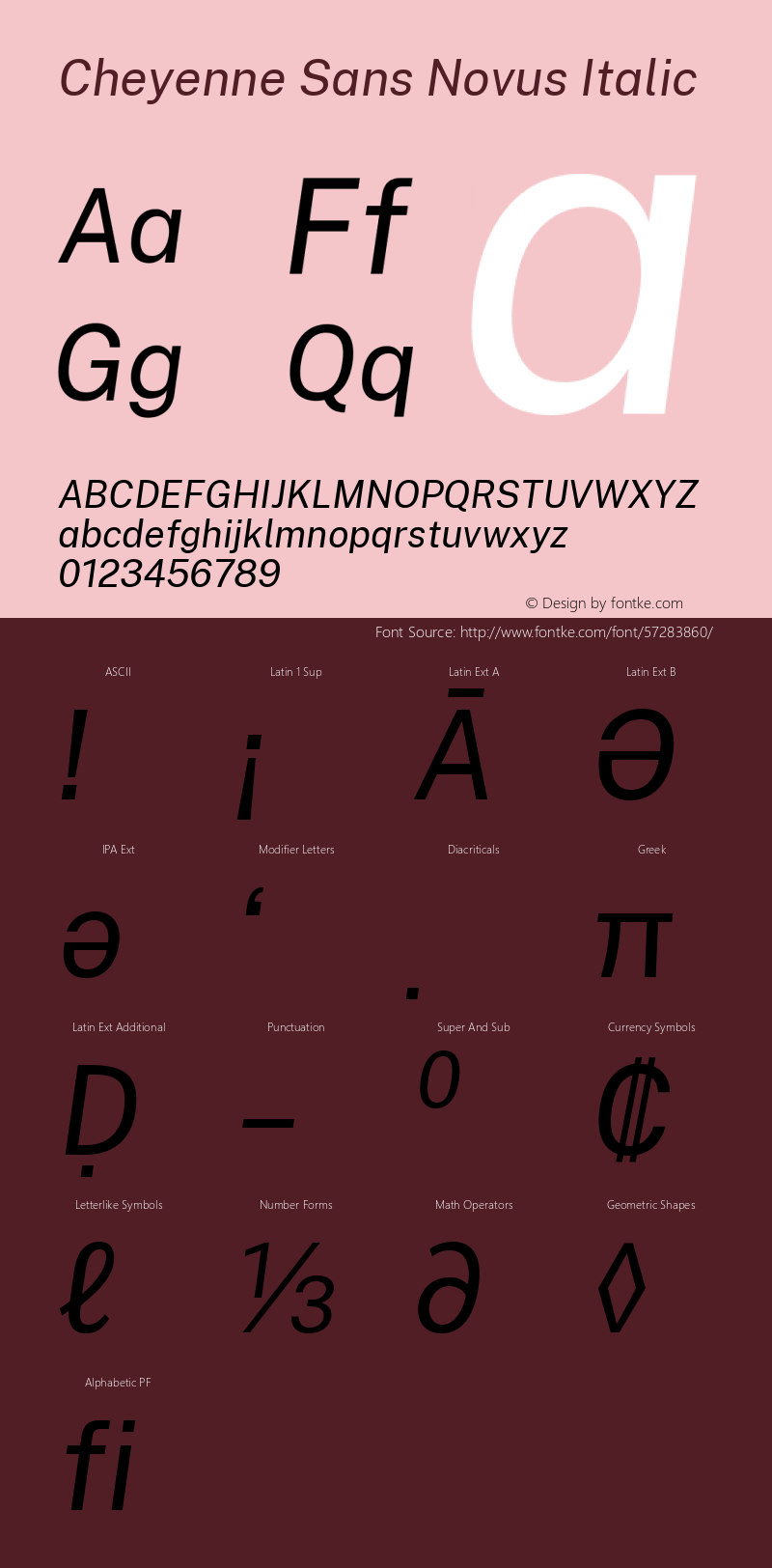 Cheyenne Sans Novus Italic Version 1.007;February 22, 2020;FontCreator 12.0.0.2522 64-bit; ttfautohint (v1.8.3)图片样张