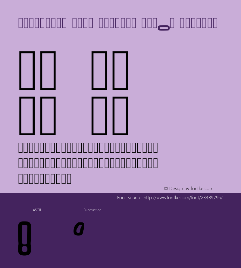 Thumbnail Font Symbols  Regular Version 001.000图片样张