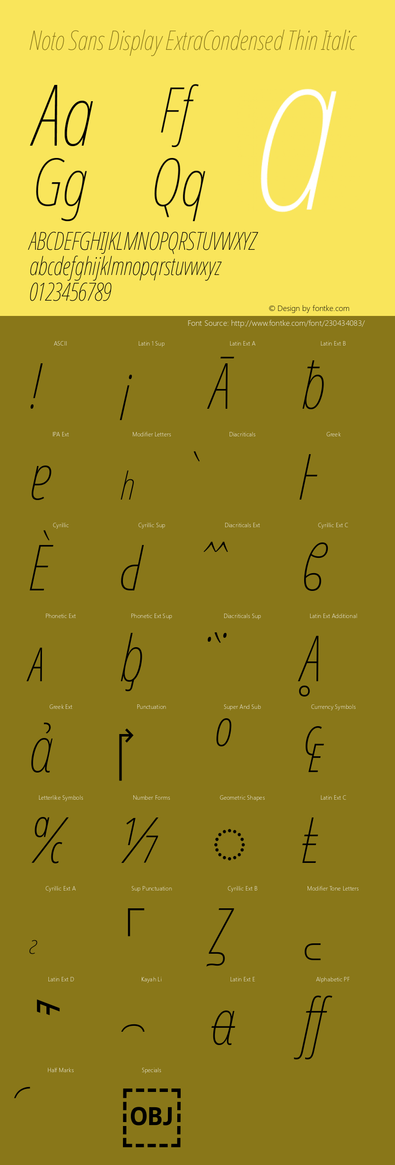 Noto Sans Display ExtraCondensed Thin Italic Version 2.008; ttfautohint (v1.8) -l 8 -r 50 -G 200 -x 14 -D latn -f none -a qsq -X 