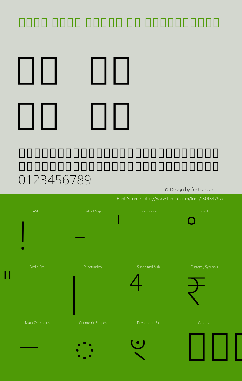 Noto Sans Tamil UI ExtraLight Version 2.001; ttfautohint (v1.8.4) -l 8 -r 50 -G 200 -x 14 -D taml -f none -a qsq -X 